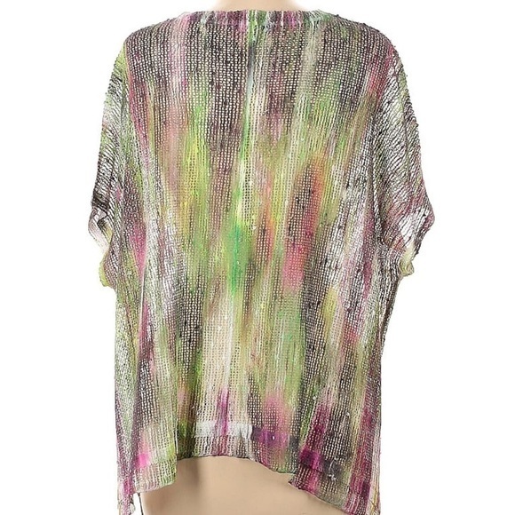 Jess & Jane Swim Coverup Layering Over Tank Top Artistry Piece Womens Large Art - Picture 3 of 13